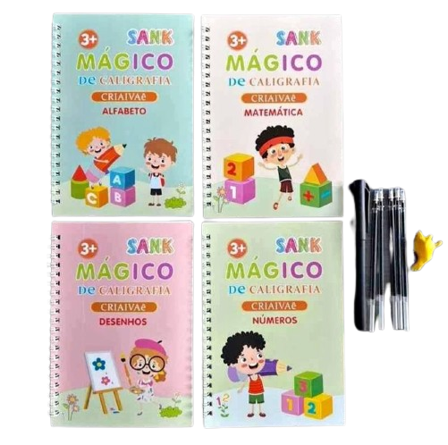 Kit de Caligrafía Mágica Reutilizable para Niños – Aprende a Escribir Fácil, Divertido y Sin Errores